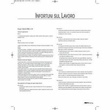 REGISTRO INFORTUNI 15 PAGINE NUMERATE 31X24,5