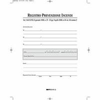 REGISTRO PREVENZIONE INCENDI 48 PAGINE 31X24,5