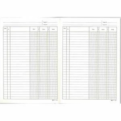 REGISTRO DARE/AVERE/SALDO 100 PAGINE 24X17