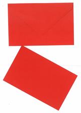 BL.SET 10 BIGLIETTI VISITA+BUSTE F.TO 9 -9X14 ROSSI
