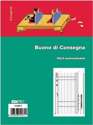 BLOCCO BUONI DI CONSEGNA 2 COPIE 12X17,5 50FF AUTORICALCANTE