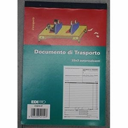 BLOCCO D.D.T.3 COPIE 230X15 33FF AUTORICALCANTE