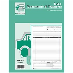 BLOCCO D.D.T.3 COPIE 29,7x22 33FF AUTORICALCANTE