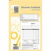 BLOCCO RICEVUTE SANITARIE NON NUM. 23X15 50FF AUTORICALCANTE