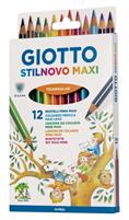 COLORI GIOTTO STILNOVO MAXI X 12