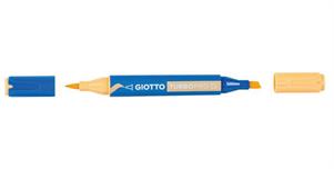 PENNARELLO GIOTTO TURBO PRO DOPPIA PUNTA OCRA GIALLA