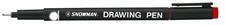 PENNE SNOWMAN DRAWING PEN 0,1 ROSSE