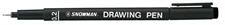 PENNE SNOWMAN DRAWING PEN 0,2 NERE