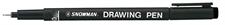 PENNE SNOWMAN DRAWING PEN 0,3 NERE