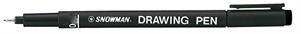 PENNE SNOWMAN DRAWING PEN 0,3 NERE