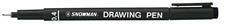 PENNE SNOWMAN DRAWING PEN 0,4 NERE