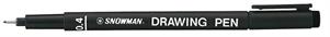 PENNE SNOWMAN DRAWING PEN 0,4 NERE