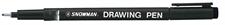 PENNE SNOWMAN DRAWING PEN 0,6 NERE