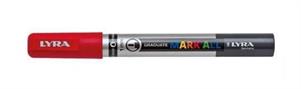 PENNARELLI LYRA MARK ALL P/FINE (1MM)-ROSSO