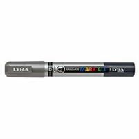 PENNARELLI LYRA MARK ALL P/FINE (1MM)-ARGENTO