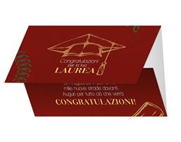 BIGLIETTINI LAUREA 11,5X16 PORTASOLDI -LINEA MILLEFORME