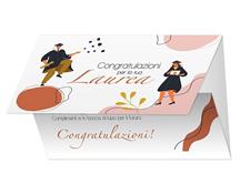 BIGLIETTINI LAUREA 11,5X16 PORTASOLDI -LINEA MILLEFORME