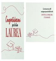 BIGLIETTINI LAUREA 11,5X16 -LINEA MILLEFORME
