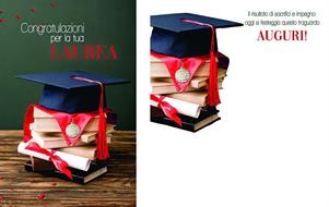 BIGLIETTINI z.LAUREA mini 8x13-LINEA MILLEFORME