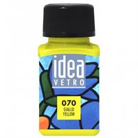 COLORI PER VETRO -IDEA VETRO FLACONE 60 ML-MAIMERI GIALLO