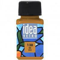 COLORI PER VETRO -IDEA VETRO FLACONE 60 ML-MAIMERI ORO