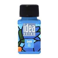 COLORI PER VETRO -IDEA VETRO FLACONE 60 ML-MAIMERI BLU