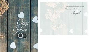 BIGLIETTINI MATRIMONIO 11,5X16 -LINEA MILLEFORME