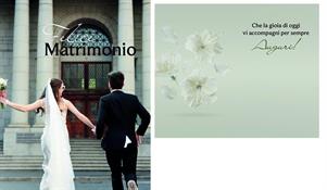 BIGLIETTINI z.MATRIMONIO mini 8X13-LINEA MILLEFORME