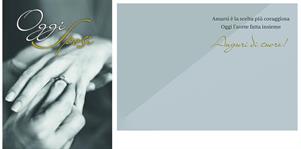 BIGLIETTINI MATRIMONIO 11,5X16 -LINEA MILLEFORME