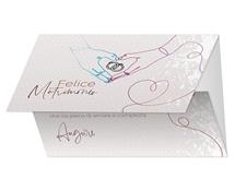 BIGLIETTINI MATRIMONIO 11,5X16 PORTASOLDI -LINEA MILLEFORME