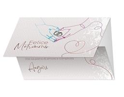 BIGLIETTINI MATRIMONIO 11,5X16 PORTASOLDI -LINEA MILLEFORME