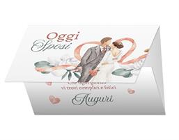 BIGLIETTINI MATRIMONIO 11,5X16 PORTASOLDI -LINEA MILLEFORME