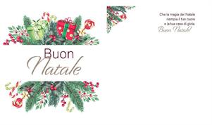 BIGLIETTINI NATALIZI 11,5X16-LINEA MILLEFORME