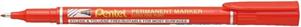 PENNARELLO PENTEL NF450 PUNTA SOTTILE 0,6MM INDELEBILE ROSSO
