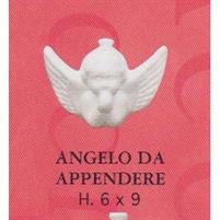 POLISTIROLO z.ANGELO DA APPENDERE CM.9X6 H. BUSTA 16 PEZZI