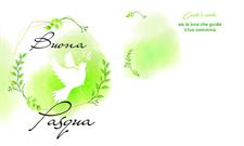 BIGLIETTINI BUONA PASQUA 11,5X16 -LINEA MILLEFORME