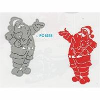 REFIL FUSTELLA SOTTILE BABBO NATALE 10X7 CM.