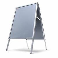 SEGNAL CORNICE CLIC IN ALLUMINIO A CAVALLETTO 70x100 BIFACCIALE