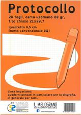 DIDATTICO-PROTOCOLLO QUADRETTO 0,5(Q)20FF COP.ARANCIO