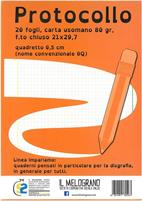 DIDATTICO-PROTOCOLLO QUADRETTO 0,5(Q)20FF COP.ARANCIO