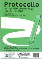 DIDATTICO-PROTOCOLLO RIGA 0,3 (B) 20FF COPERTINA VERDE