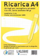 DIDATTICO-RICAMBI F.TO P. QUADRETTO 1 CM(10MM)COP.GIALLO