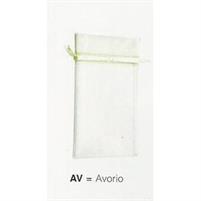 SACCHETTI ORGANZA CM.13X23 CONF.10 PEZZI AVORIO