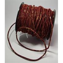 NASTRO SCINTILLA CORDONE ANIMATO 5MMX 50MT BORDEAUX