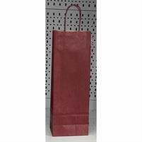 BUSTE REGALO CORDINO BOTTIGLIA RIG.BORDEAUX 14+8,5X39,5