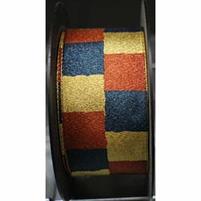 NASTRO SMIRNE MAZZARINO 40MMX15 MT BLU/ORO/RAME