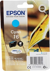 EPSON WF2010/2510 INK JET N.16 CIANO (T1622)