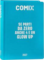 DIARIO COMIX 16 MESI 2026/27 MINI 11X15,3 azzurro
