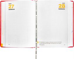 DIARIO COMIX 16 MESI 2026/27 MINI 11X15,3 red