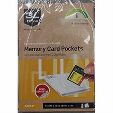 BUSTA PORTA MEMORY CARD CON FLAP CONF.10 PEZZI
